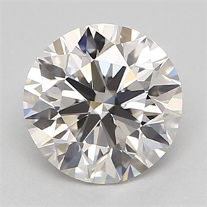 Picture of Natural Diamond 0.50 Carats, Round with Excellent Cut, I Color, VVS2 Clarity and Certified by GIA