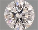 Natural Diamond 0.42 Carats, Round with Excellent Cut, H Color, VVS2 Clarity and Certified by GIA