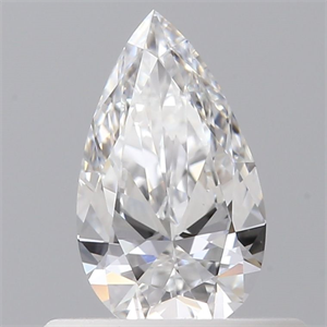 Picture of Natural Diamond 0.41 Carats, Pear with  Cut, D Color, VS1 Clarity and Certified by GIA