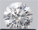 Natural Diamond 0.44 Carats, Round with Excellent Cut, F Color, SI1 Clarity and Certified by GIA