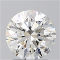 Natural Diamond 2.01 Carats, Round with Excellent Cut, G Color, VS2 Clarity and Certified by GIA