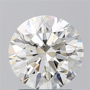 Picture of Natural Diamond 2.01 Carats, Round with Excellent Cut, G Color, VS2 Clarity and Certified by GIA