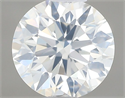 Natural Diamond 0.60 Carats, Round with Very Good Cut, J Color, SI2 Clarity and Certified by GIA