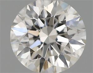 Picture of Natural Diamond 0.43 Carats, Round with Excellent Cut, H Color, VS2 Clarity and Certified by GIA