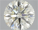 Natural Diamond 0.58 Carats, Round with Excellent Cut, K Color, VVS1 Clarity and Certified by IGI