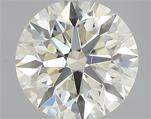 Picture of Natural Diamond 0.58 Carats, Round with Excellent Cut, K Color, VVS1 Clarity and Certified by IGI