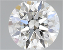 Natural Diamond 0.40 Carats, Round with Very Good Cut, H Color, VS1 Clarity and Certified by GIA