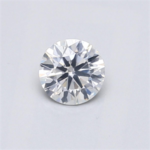 Picture of Natural Diamond 0.40 Carats, Round with Very Good Cut, F Color, I1 Clarity and Certified by GIA