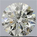 Natural Diamond 0.40 Carats, Round with Excellent Cut, K Color, VS1 Clarity and Certified by GIA