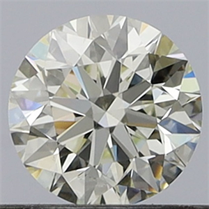 Picture of Natural Diamond 0.40 Carats, Round with Excellent Cut, K Color, VS1 Clarity and Certified by GIA