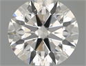 Natural Diamond 0.40 Carats, Round with Excellent Cut, G Color, SI1 Clarity and Certified by IGI