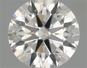 Picture of Natural Diamond 0.40 Carats, Round with Excellent Cut, G Color, SI1 Clarity and Certified by IGI