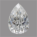 Natural Diamond 1.00 Carats, Pear with  Cut, E Color, SI1 Clarity and Certified by GIA