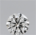 Natural Diamond 0.50 Carats, Round with Excellent Cut, H Color, VVS2 Clarity and Certified by IGI