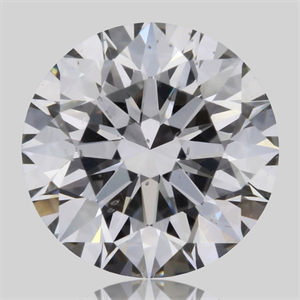 Picture of Natural Diamond 0.42 Carats, Round with Excellent Cut, D Color, SI1 Clarity and Certified by GIA