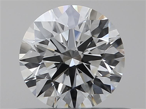 Picture of Natural Diamond 0.41 Carats, Round with Excellent Cut, I Color, VVS1 Clarity and Certified by GIA