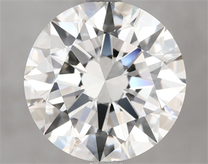 Picture of Natural Diamond 4.01 Carats, Round with Excellent Cut, I Color, VS2 Clarity and Certified by GIA