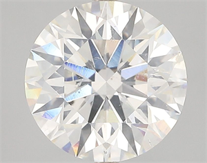 Picture of Natural Diamond 3.21 Carats, Round with Excellent Cut, I Color, SI2 Clarity and Certified by GIA