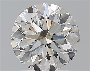 Picture of Natural Diamond 1.50 Carats, Round with Very Good Cut, D Color, SI1 Clarity and Certified by GIA