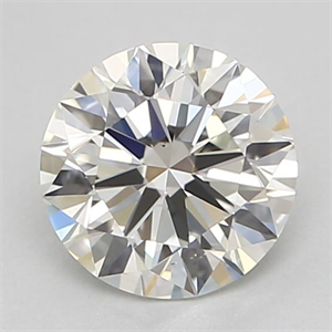 Picture of Natural Diamond 0.50 Carats, Round with Excellent Cut, J Color, VS2 Clarity and Certified by GIA