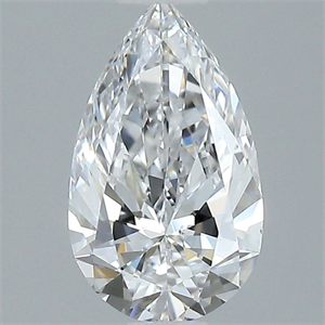 Picture of Natural Diamond 0.70 Carats, Pear with  Cut, D Color, VS2 Clarity and Certified by GIA