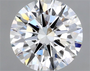 Picture of Natural Diamond 0.41 Carats, Round with Excellent Cut, H Color, IF Clarity and Certified by GIA