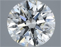 Natural Diamond 1.85 Carats, Round with Excellent Cut, H Color, SI2 Clarity and Certified by GIA