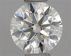 Picture of Natural Diamond 0.42 Carats, Round with Excellent Cut, H Color, VVS1 Clarity and Certified by IGI