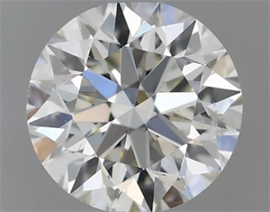 Picture of Natural Diamond 0.50 Carats, Round with Excellent Cut, H Color, SI1 Clarity and Certified by IGI