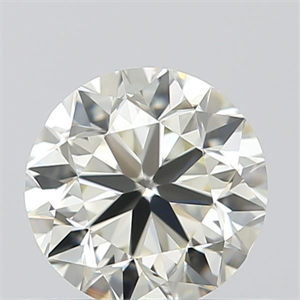 Picture of Natural Diamond 0.50 Carats, Round with Very Good Cut, J Color, VVS1 Clarity and Certified by IGI