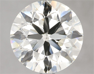 Picture of Natural Diamond 4.00 Carats, Round with Excellent Cut, J Color, VVS1 Clarity and Certified by IGI