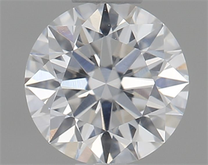 Picture of Natural Diamond 0.44 Carats, Round with Excellent Cut, E Color, SI2 Clarity and Certified by GIA