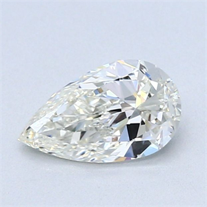 Picture of Natural Diamond 0.70 Carats, Pear with  Cut, I Color, VVS1 Clarity and Certified by GIA