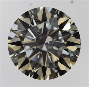 Picture of Natural Diamond 0.57 Carats, Round with Excellent Cut, J Color, VS1 Clarity and Certified by IGI