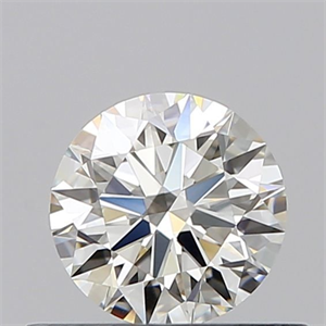 Picture of Natural Diamond 0.45 Carats, Round with Excellent Cut, K Color, VVS1 Clarity and Certified by GIA