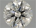 Natural Diamond 0.82 Carats, Round with Excellent Cut, I Color, I1 Clarity and Certified by IGI