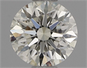 Natural Diamond 0.50 Carats, Round with Excellent Cut, K Color, VS1 Clarity and Certified by IGI