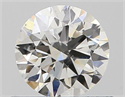 Natural Diamond 0.54 Carats, Round with Excellent Cut, J Color, VS2 Clarity and Certified by GIA