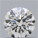 Natural Diamond 0.46 Carats, Round with Excellent Cut, I Color, VS1 Clarity and Certified by GIA