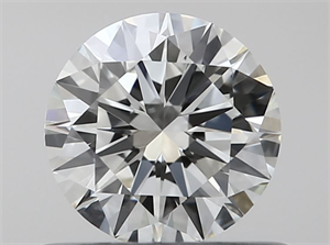 Picture of Natural Diamond 0.50 Carats, Round with Excellent Cut, K Color, VVS2 Clarity and Certified by GIA