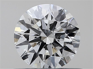 Picture of Natural Diamond 0.44 Carats, Round with Excellent Cut, F Color, VS1 Clarity and Certified by GIA