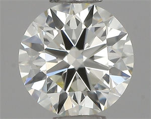 Picture of Natural Diamond 0.47 Carats, Round with Excellent Cut, J Color, IF Clarity and Certified by IGI