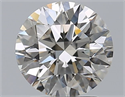 Natural Diamond 1.71 Carats, Round with Excellent Cut, H Color, SI1 Clarity and Certified by GIA