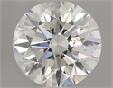 Natural Diamond 2.06 Carats, Round with Excellent Cut, H Color, SI2 Clarity and Certified by GIA