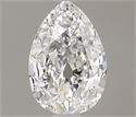 Natural Diamond 0.50 Carats, Pear with  Cut, D Color, IF Clarity and Certified by GIA