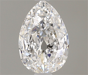 Picture of Natural Diamond 0.50 Carats, Pear with  Cut, D Color, IF Clarity and Certified by GIA