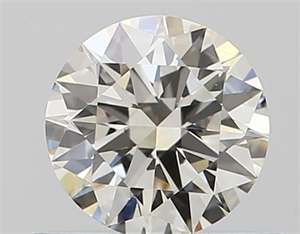 Picture of Natural Diamond 0.50 Carats, Round with Excellent Cut, K Color, VVS1 Clarity and Certified by GIA