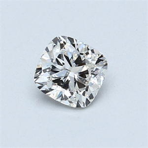 0.53 Carats, Cushion Diamond with  Cut, I Color, VS2 Clarity and Certified by GIA