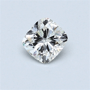 0.50 Carats, Cushion Diamond with  Cut, I Color, VS2 Clarity and Certified by GIA