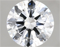 Natural Diamond 2.00 Carats, Round with Excellent Cut, E Color, VVS2 Clarity and Certified by GIA